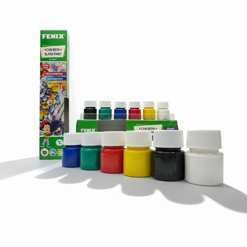Fenix 6 Renk Şişe Cam Boyası 15 Ml