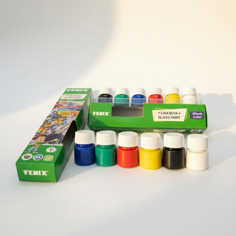 Fenix 6 Renk Şişe Cam Boyası 15 Ml