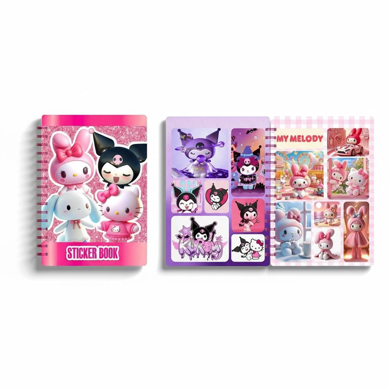 12*16 TELLİ STİCKER DEFTERİ KUROMİ 8 YAPRAK 12Lİ PAKET