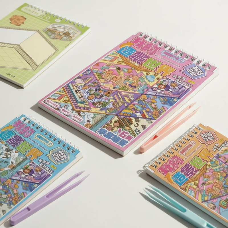 BEİMO CAPY BARA MODELİ GİYDİRMELİ STİCKER DEFTERİ 24LÜ PAKET