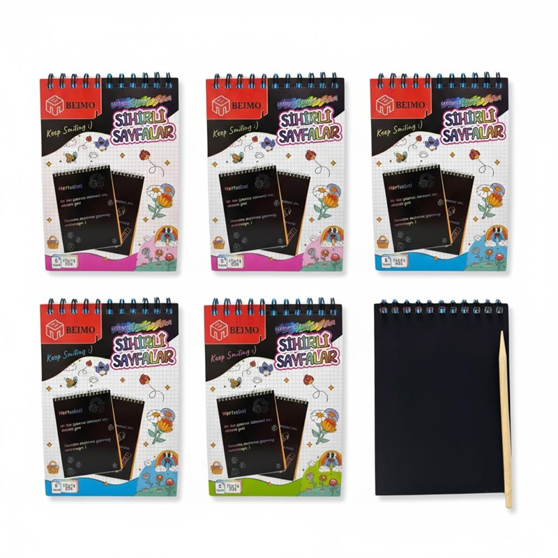 BEİMO A-4 TELLİ KAZIMA GÖKKUŞAĞI DEFTERİ*480