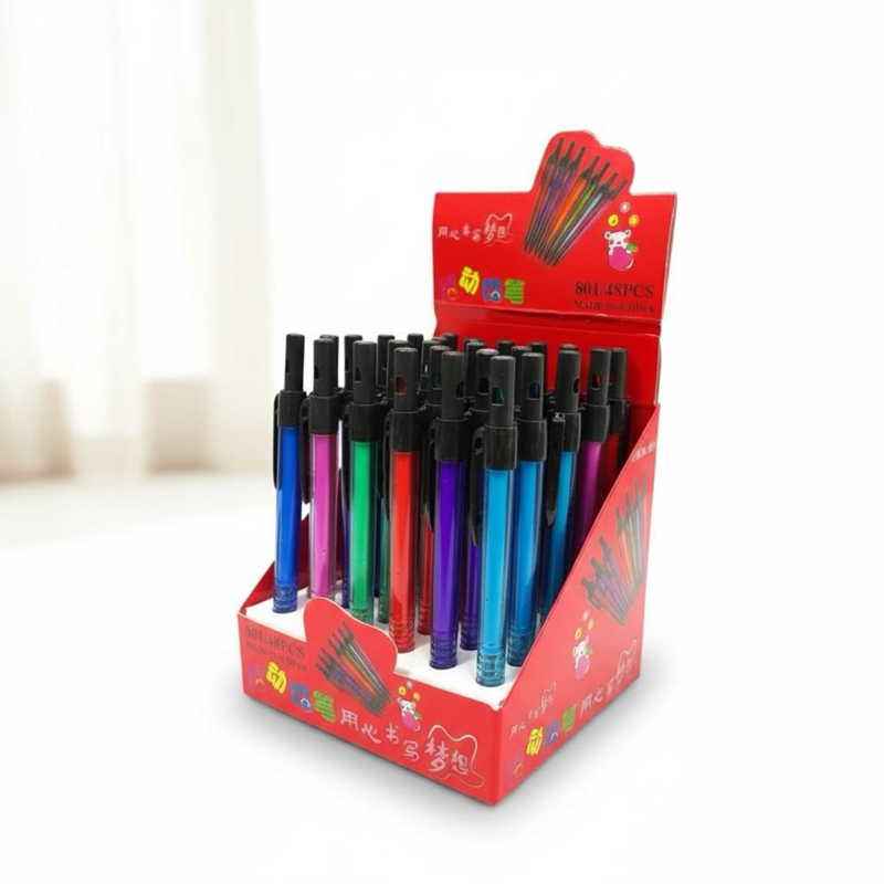 No.801 2 Mm Kalın Uç Versatil Kalem 48'Li Paket