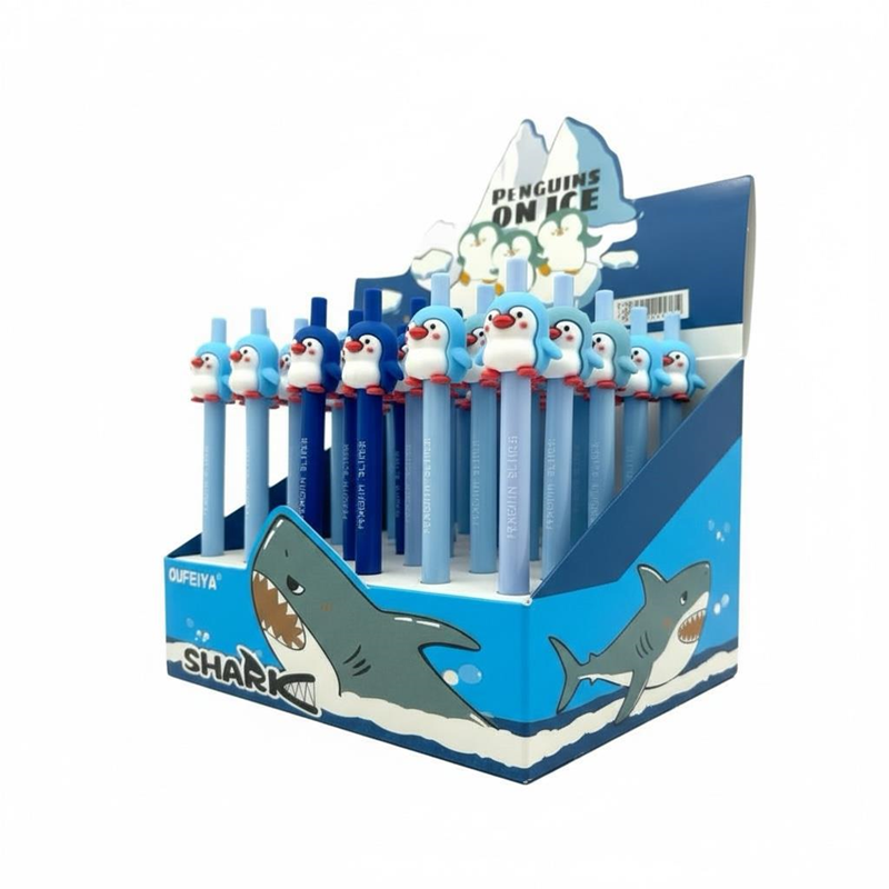 No.5671 Penguen Figürlü Versatil Kalem 0.7 Uçlu 36Lı Paket