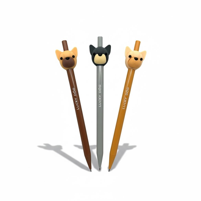 No.5808 Köpek Figürlü Versatil Kalem 0.7 Uçlu 36Lı Paket