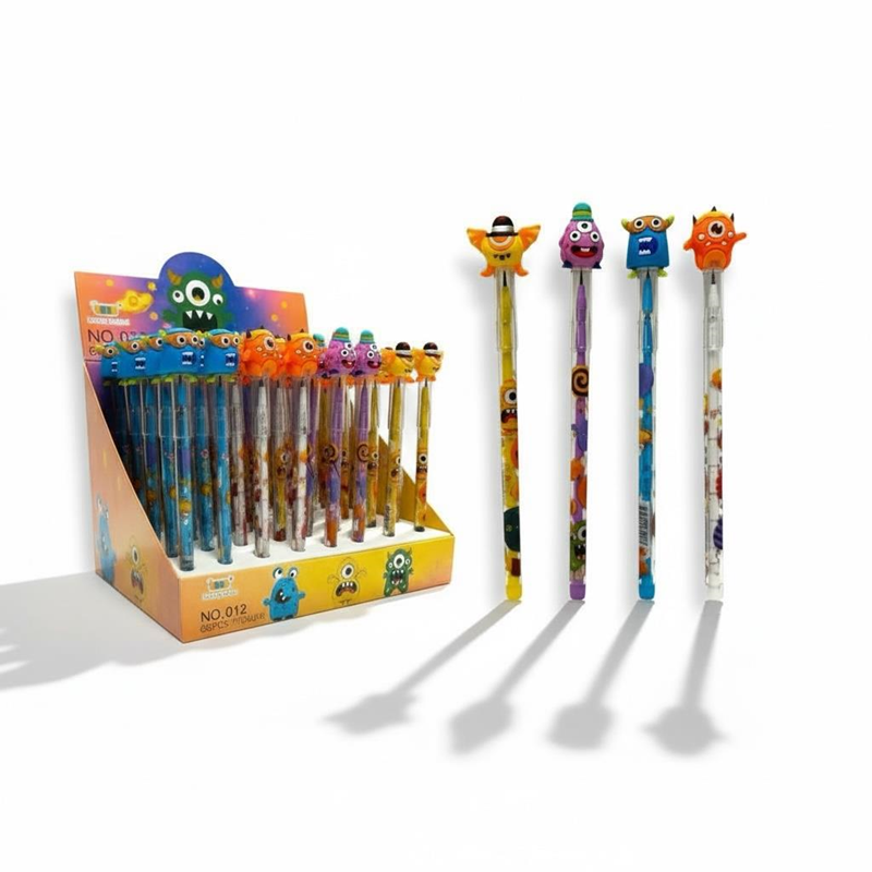 No.032 Monster Modeli Geçmeli Yumurtlayan Kalem 56'Lı Paket