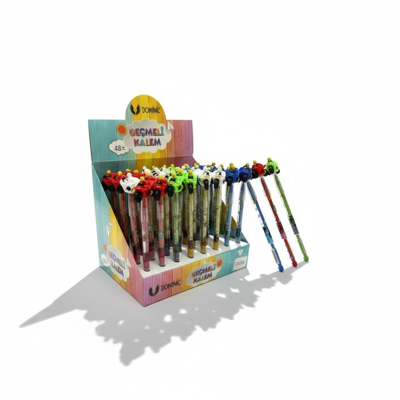 No.956 Motosiklet Modeli Geçmeli Yumurtlayan Kalem 48'Li Paket No.956 Motosiklet Modeli Geçmeli Yumurtlayan Kalem 48'Li Paket