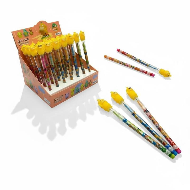 ZC-508 Pokemon Modeli Geçmeli Yumurtlayan Kalem 48'Li Paket