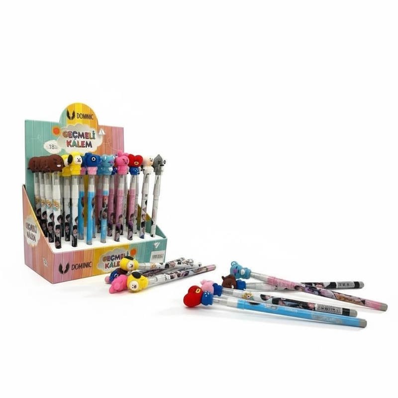 No.947 Karışık Figürler Geçmeli Yumurtlayan Kalem 48'Li Paket No.947 Karışık Figürler Geçmeli Yumurtlayan Kalem 48'Li Paket