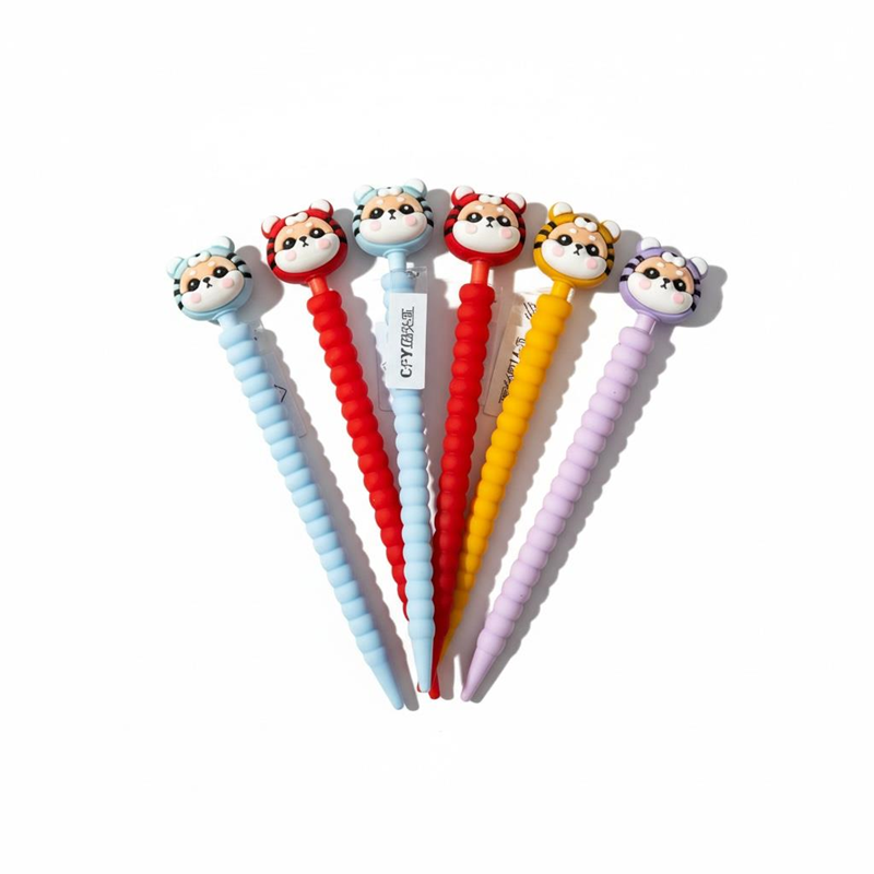 No.9989 Sevimli Kedi Figürü Versatil Kalem 0.7 Uçlu 36Lı Paket