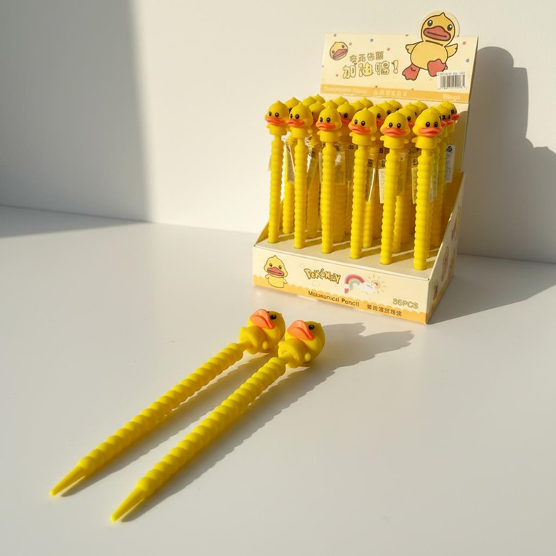 No.9206 Pokemon Ördek Figürü Versatil Kalem 0.7 Uçlu 36'Lı Paket