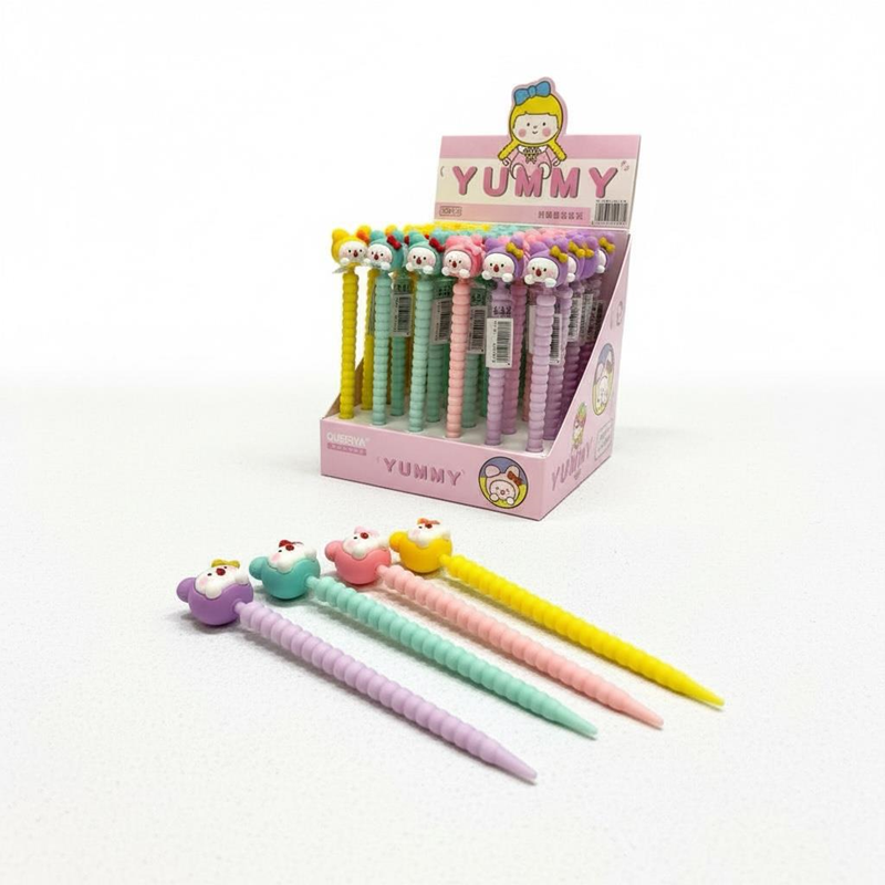 No.9988 Yummy Şeker Figürü Versatil Kalem 0.7 Uçlu 36'Lı Paket