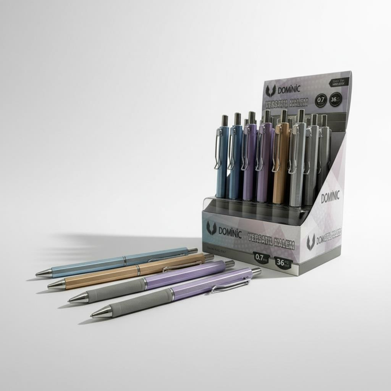 No.6307 Metal Versatil Kalem 0.7 Uçlu 36'Lı Paket