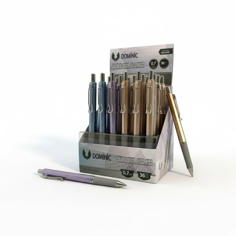 No.6307 Metal Versatil Kalem 0.7 Uçlu 36Lı Paket