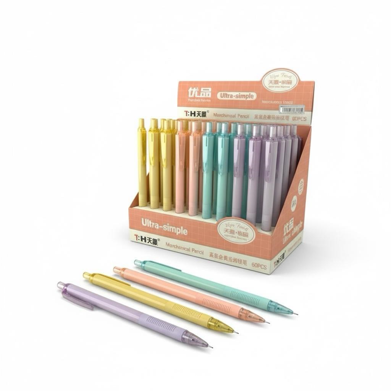 No.7070 Pastel Renkler Versatil Kalem 0.9 Uçlu 60'Lı Paket