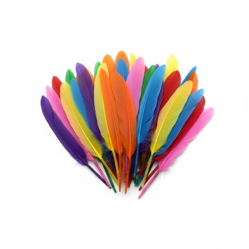 Renkli Tüy Poşetli Karışık 12Li Paket