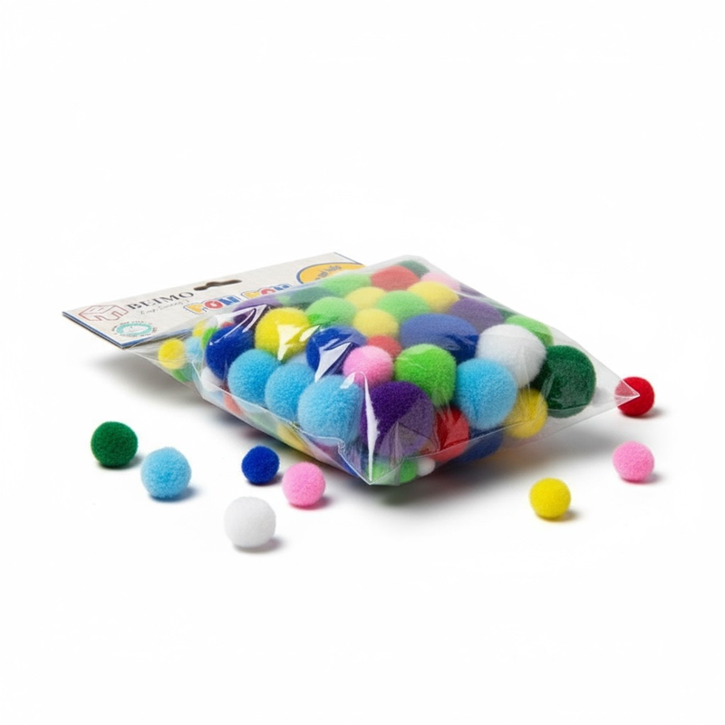 BEİMO SİMSİZ PON PON KARIŞIK 12Lİ PAKET*40