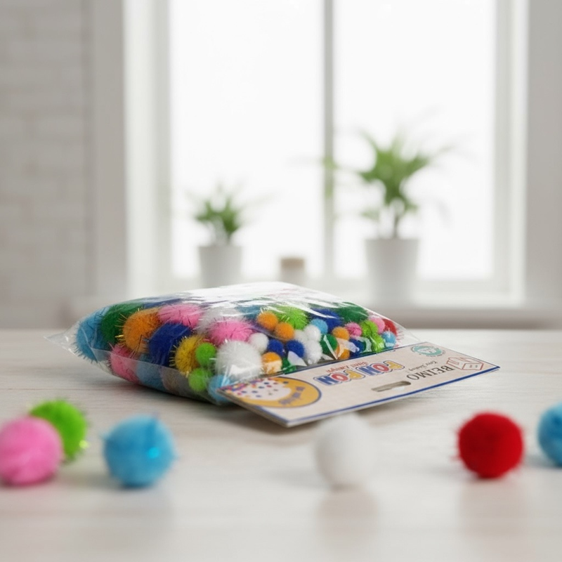 BEİMO SİMLİ PON PON KARIŞIK 12Lİ PAKET*40