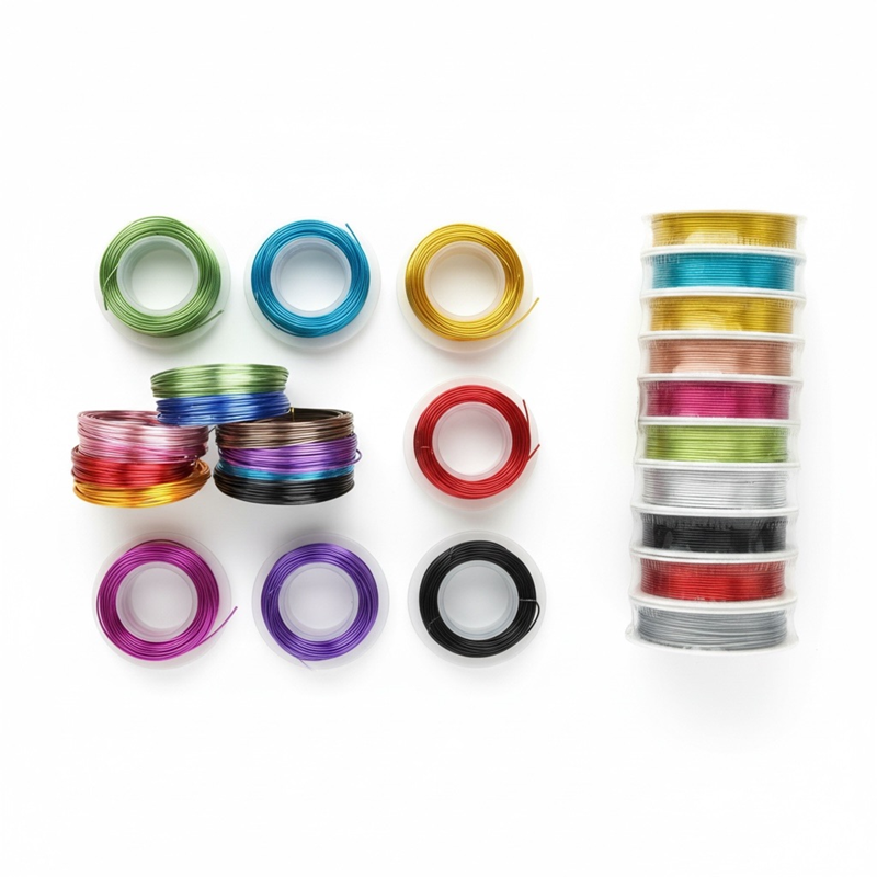 Renkli Bakır Tel 10 Mm * 5 Metre Makara Model 10Lu Paket