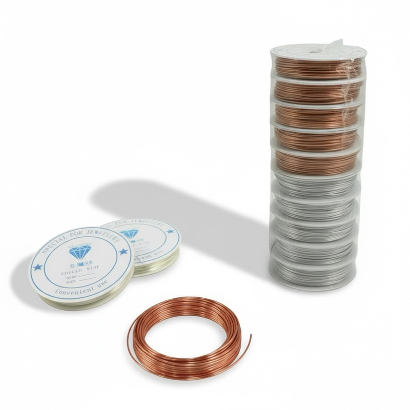 Gümüş-Bakır Bakır Tel 10 Mm * 5 Metre Makara Model 10'Lu Paket
