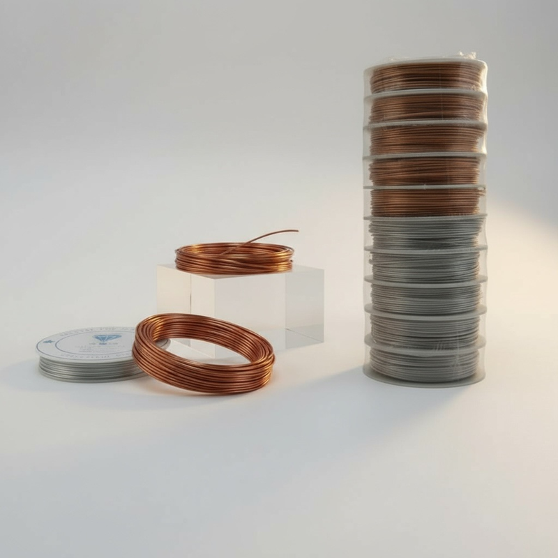 Gümüş-Bakır Bakır Tel 10 Mm * 5 Metre Makara Model 10Lu Paket