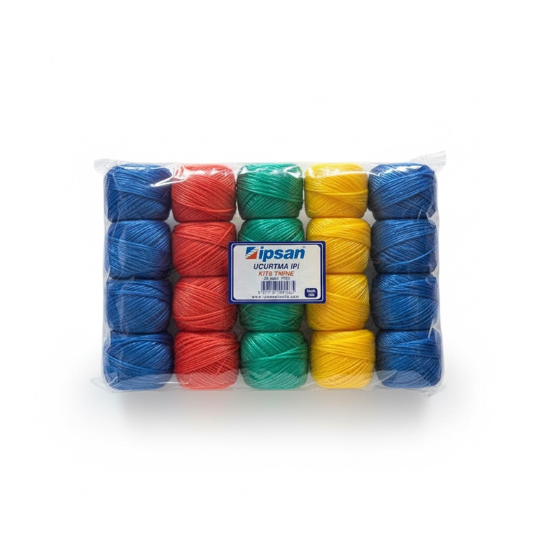 Uçurtma İpi Renkli 20'Li Paket