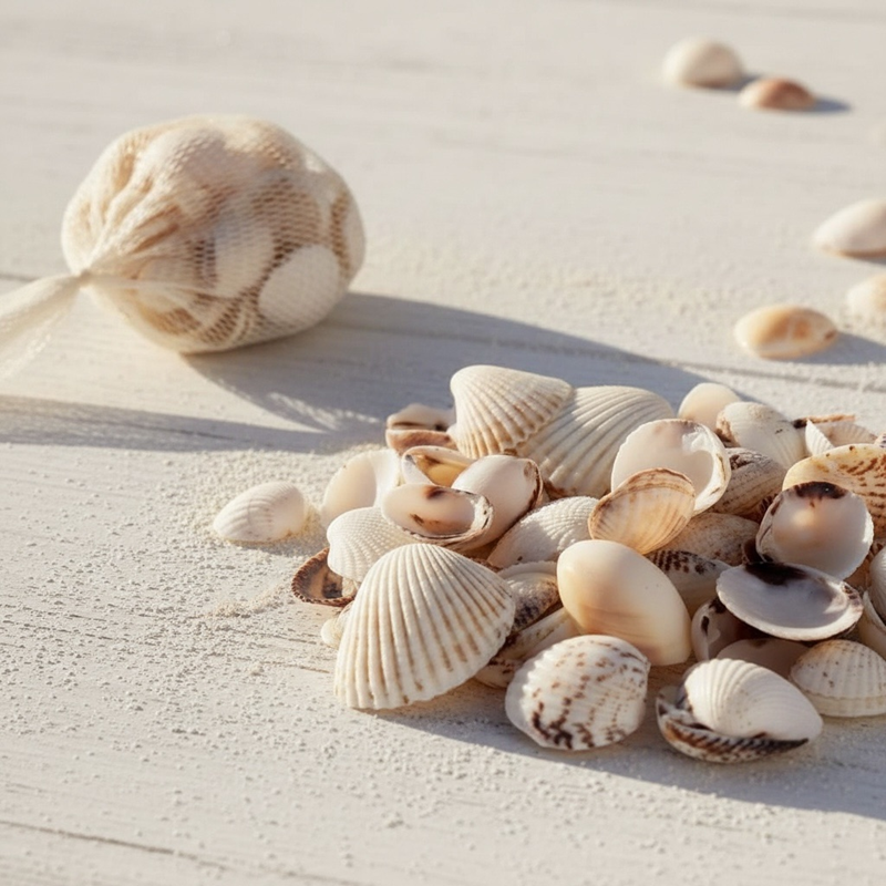 Deniz Çakıl Taşı Fileli