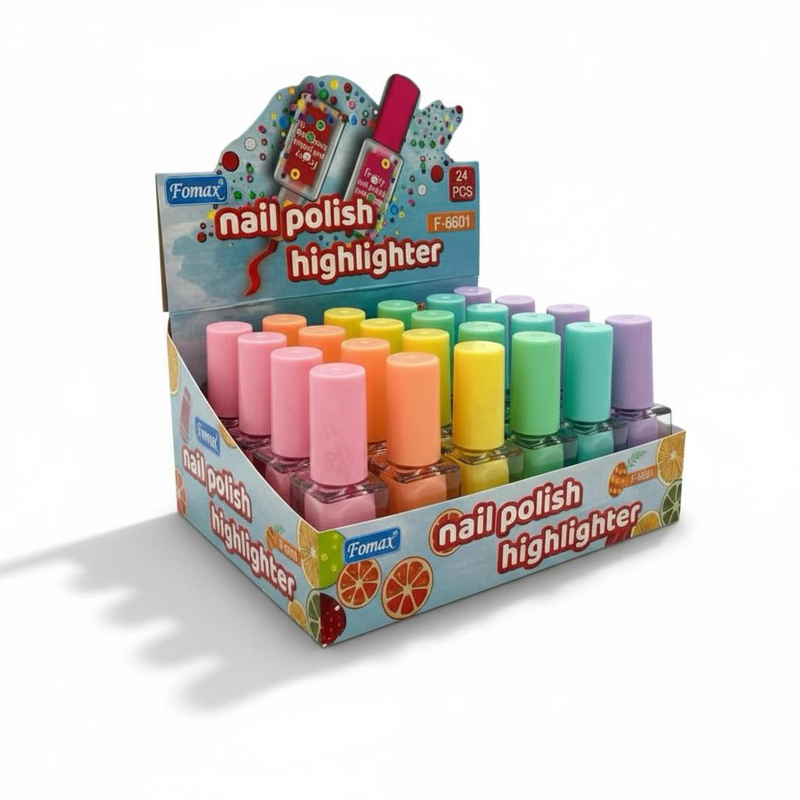 Oje Figürlü Pastel Renk Fosforlu Kalem 24'Lü Paket Oje Figürlü Pastel Renk Fosforlu Kalem 24'Lü Paket