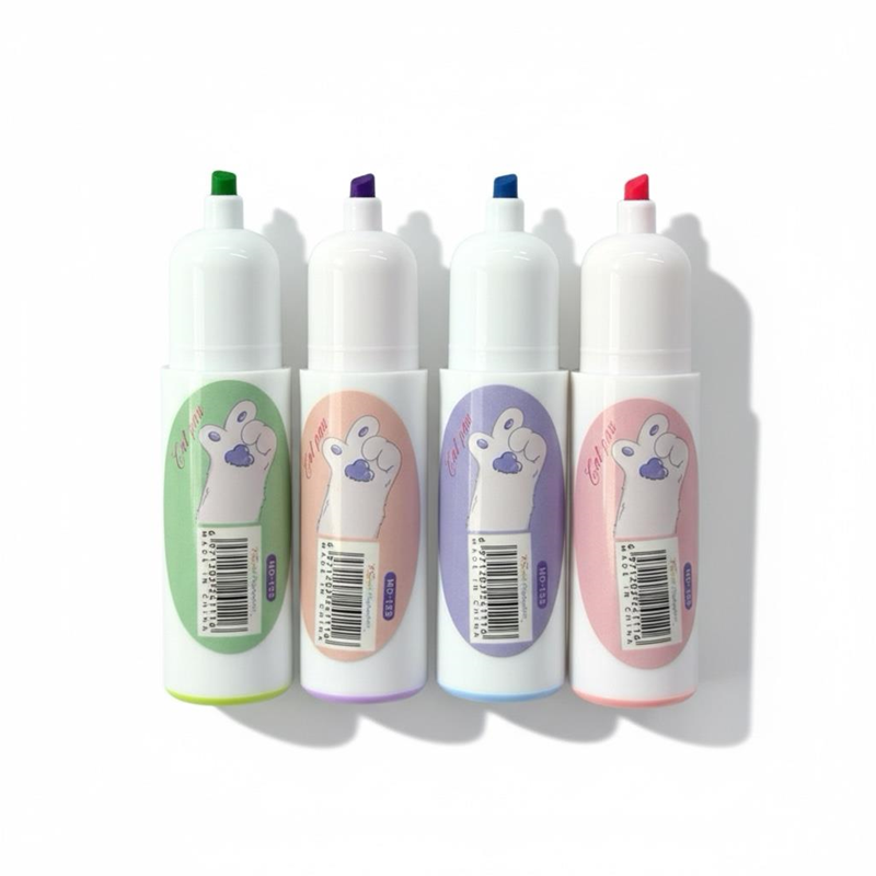 Md-132 Pati Figürlü Fosforlu Kalem 24Lü Paket