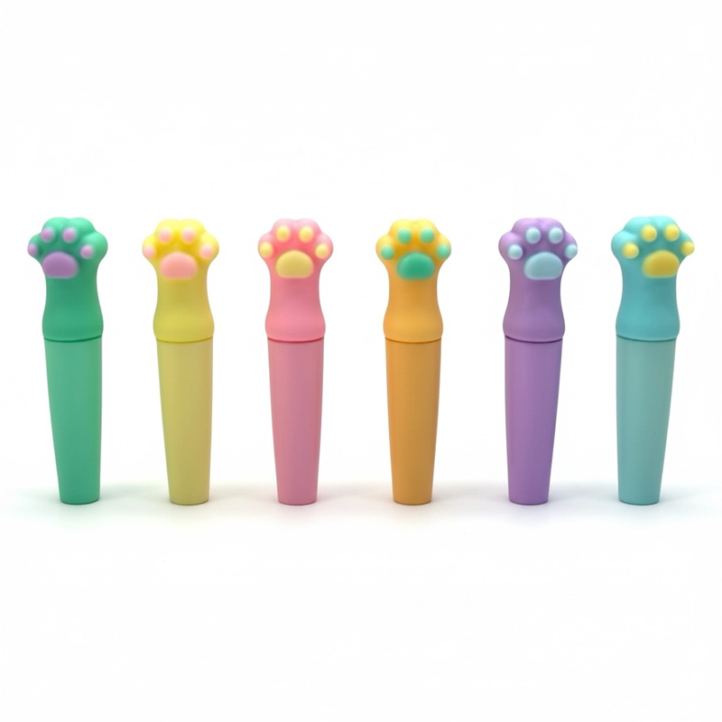 Xyh-211 Pati Figürü Pastel Renkler Fosforlu Kalem 6Lı Set