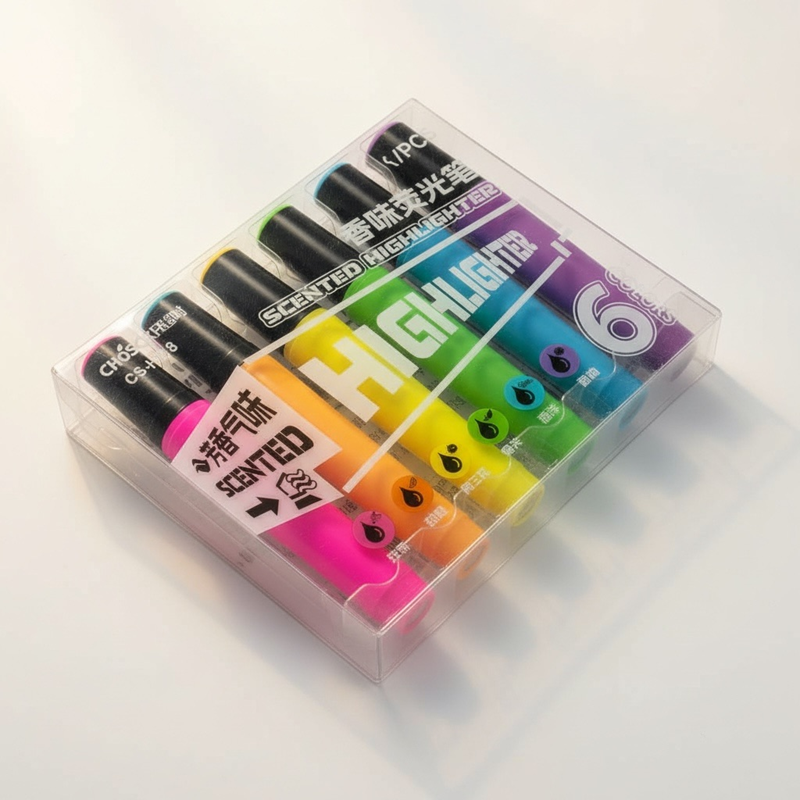 Chosch Cs-H879 Neon Kokulu Lüks Pastel Renkler Fosforlu Kalem 6'Lı Set Chosch Cs-H879 Neon Kokulu Lüks Pastel Renkler Fosforlu Kalem 6'Lı Set