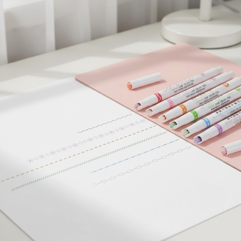 Dm-7008 Şerit Fosforlu Kalem 6'Lı Set Dm-7008 Şerit Fosforlu Kalem 6'Lı Set