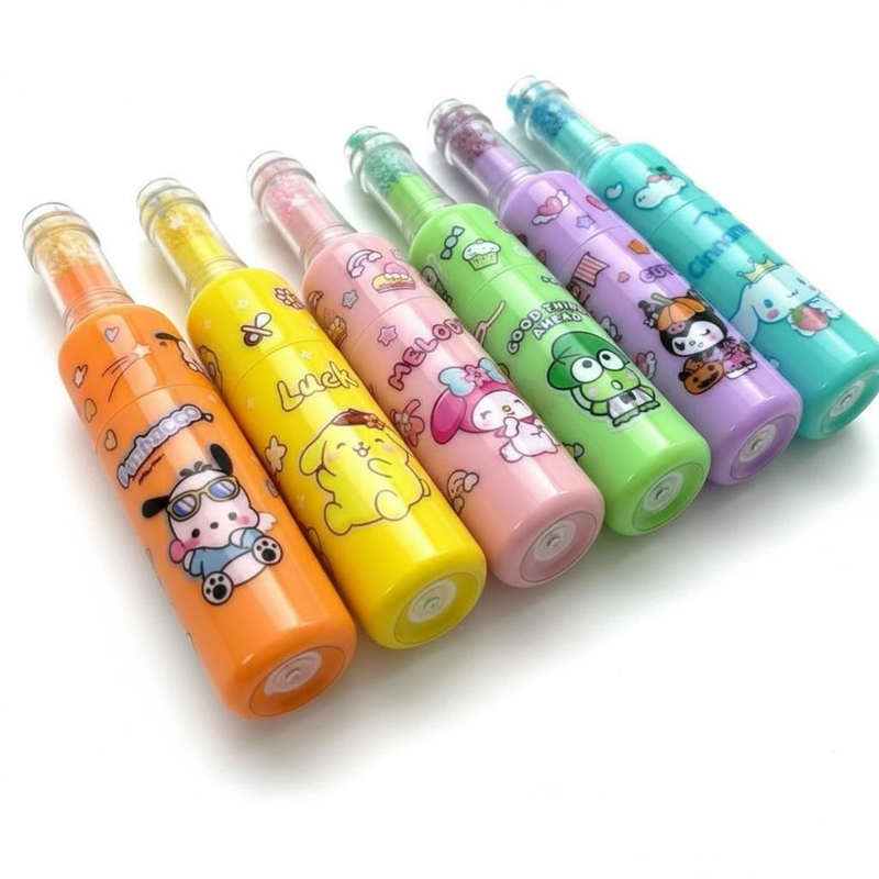 Dl-2041 Kuromi Şişe Figürü Fosforlu Kalem 6'Lı Set Dl-2041 Kuromi Şişe Figürü Fosforlu Kalem 6'Lı Set