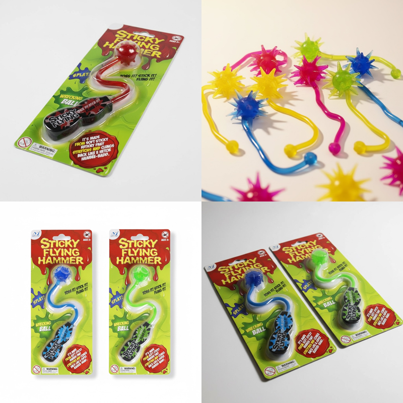 Sticky Flying Hammer (Yapışkanlı Uçan Squish Çekiç)