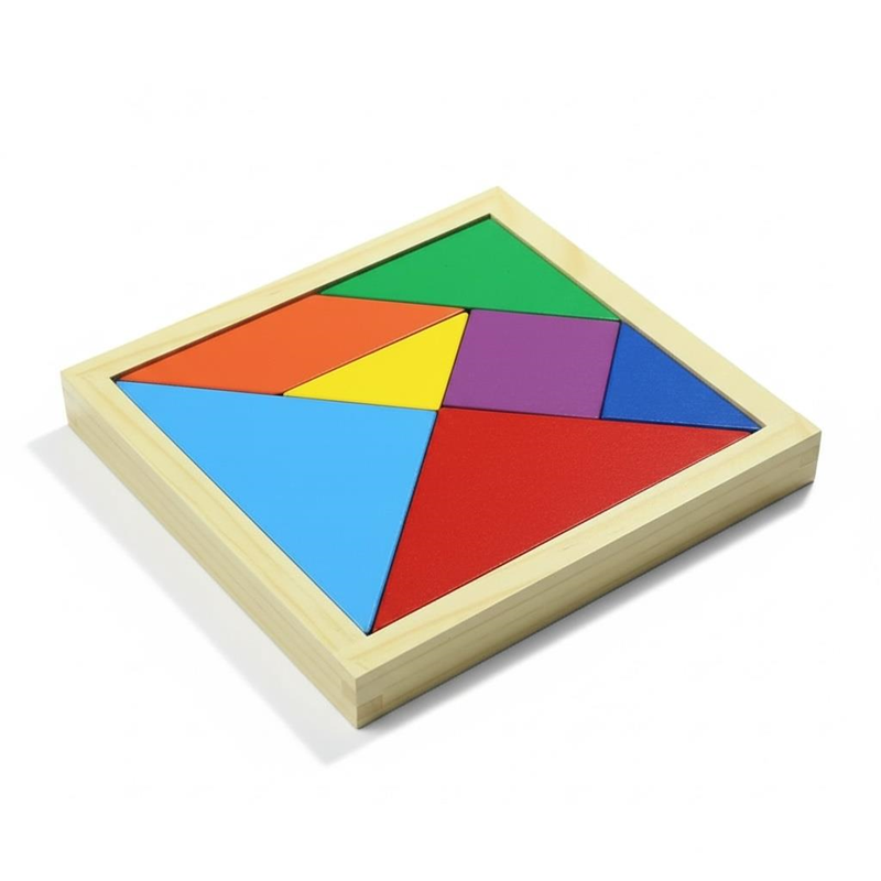 20*20 Cm Ahşap Tangram