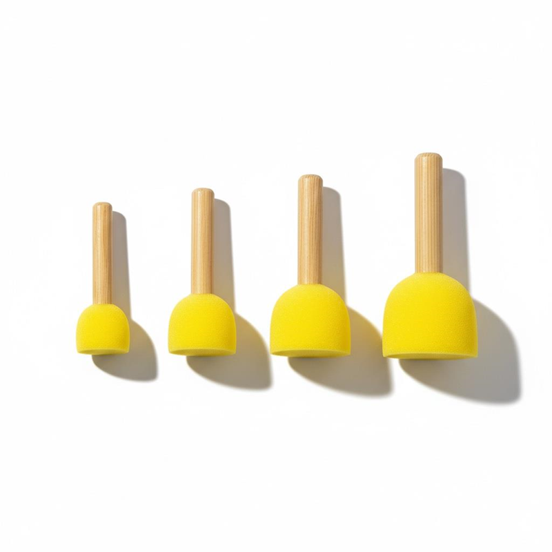 Pon Pon Sünger Fırça 4'Lü Set Pon Pon Sünger Fırça 4'Lü Set