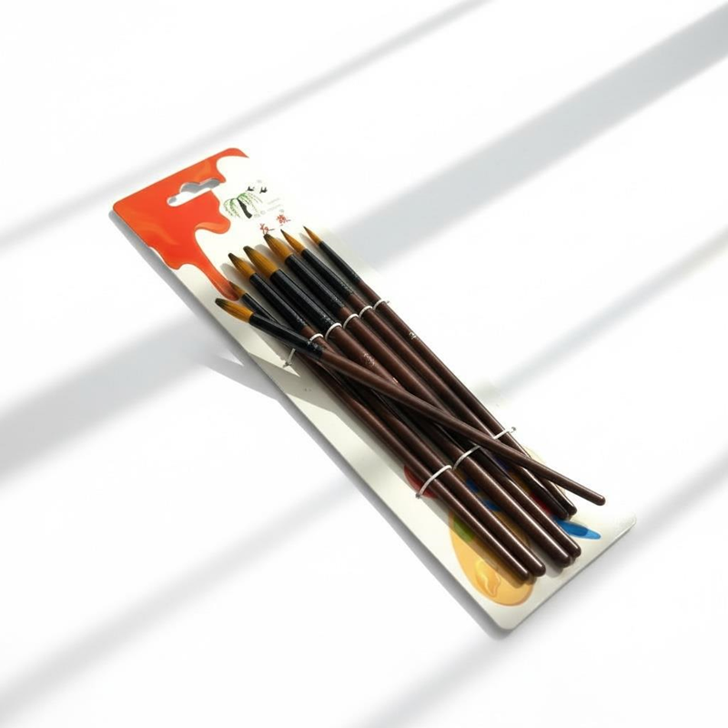 İthal Kaliteli Sulu Boya Fırça Seti 6'Lı Set