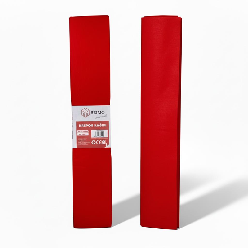 Krapon Kağıdı Kırmızı Renk 10'Lu Paket