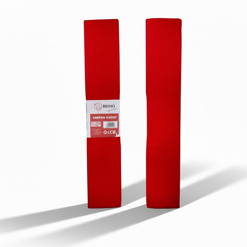 Krapon Kağıdı Kırmızı Renk 10'Lu Paket Krapon Kağıdı Kırmızı Renk 10'Lu Paket