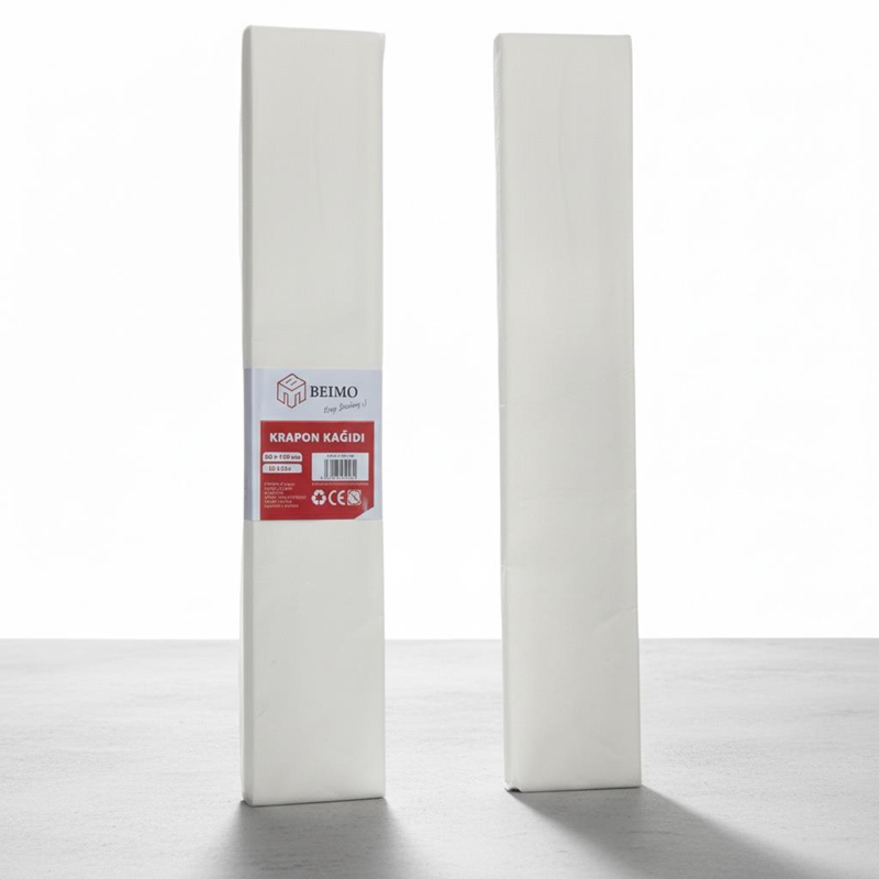 Krapon Kağıdı Beyaz Renk 10'Lu Paket Krapon Kağıdı Beyaz Renk 10'Lu Paket