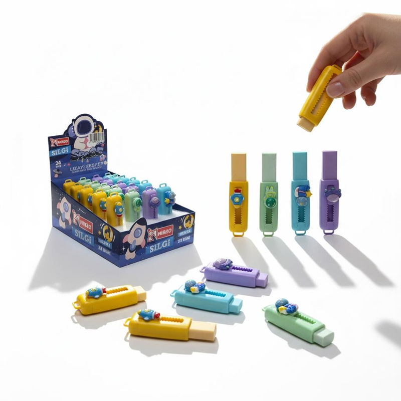 Space Modeli Uzayı Keşfet Falçata Sürgülü Silgi 24'Lü Paket Space Modeli Uzayı Keşfet Falçata Sürgülü Silgi 24'Lü Paket