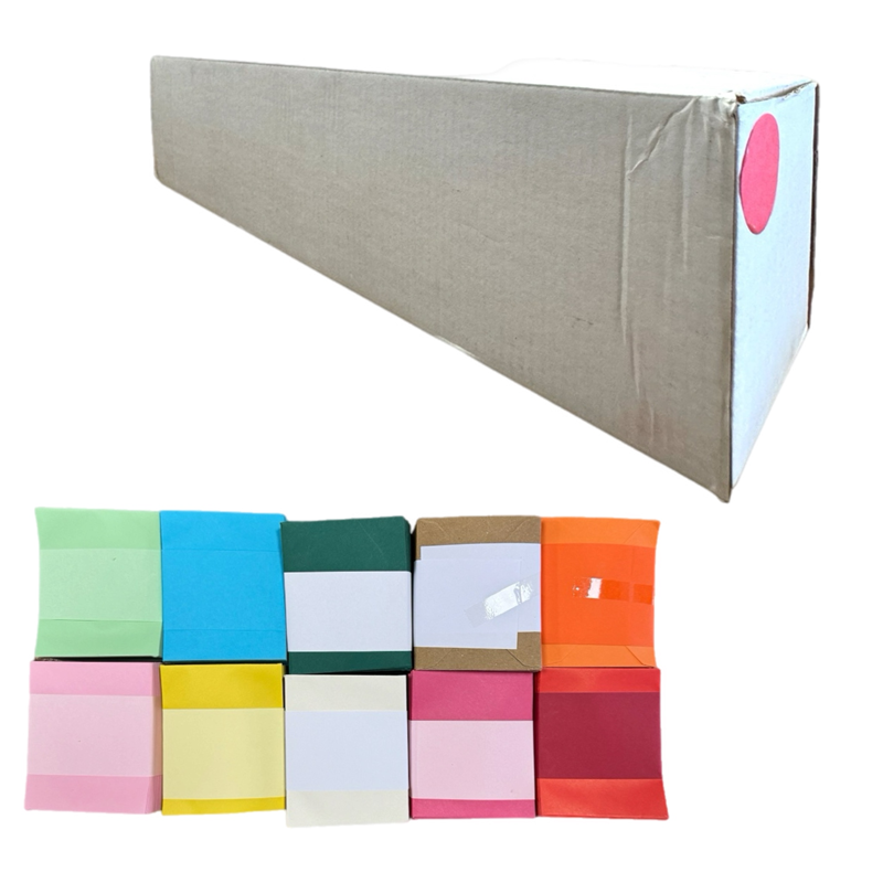 Mini Renkli Zarf 7*9 Cm 1000'Li Paket