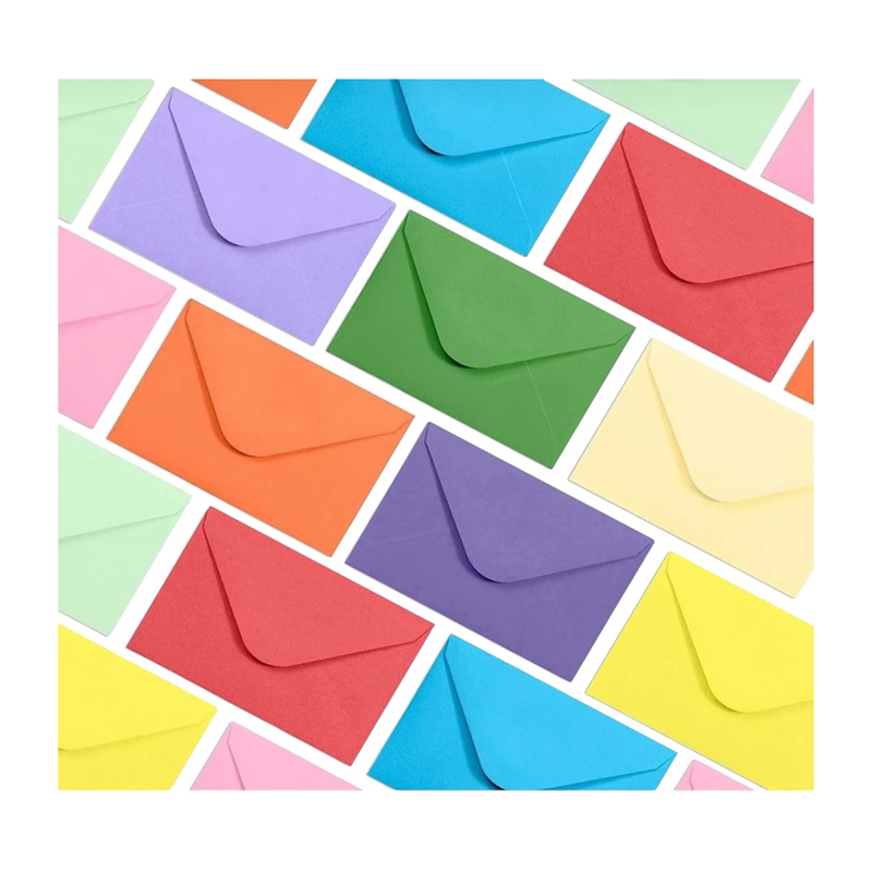 Mini Renkli Zarf 7*9 Cm 1000Li Paket