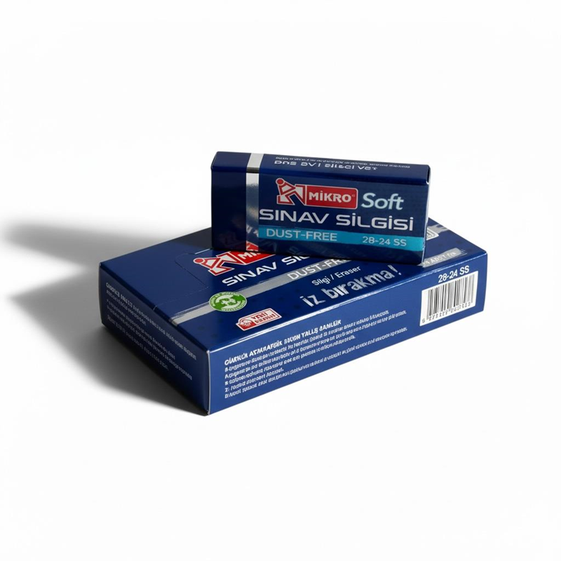 Mikro Sınav Soft Silgi 24'Lü Paket