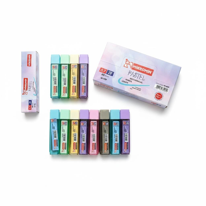 Mikro Pastel 0.7 Uç 60 Mm 48'Li Paket