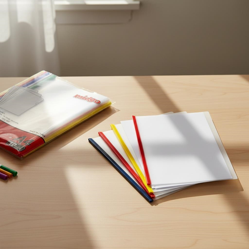 Sıkıştırmalı Sürgülü Dosya Karışık Renk 10Lu Paket Sıkıştırmalı Sürgülü Dosya Karışık Renk 10Lu Paket