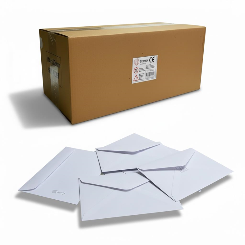 Mektup Zarfı Silikon Yapışkanlı 500'Lü Paket