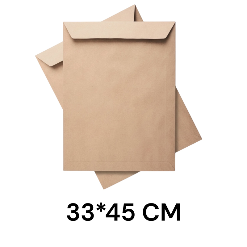 33*45 Cm Kraft Torba Zarf 50'Li Paket 33*45 Cm Kraft Torba Zarf 50'Li Paket