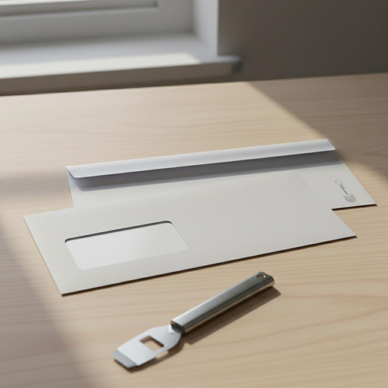 Pencereli Diplomat Zarfı 500'Lü Paket