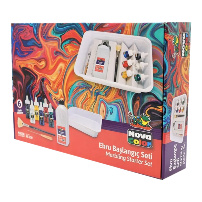 Nova Color Ebru Başlanıç Boya Seti Nova Color Ebru Başlanıç Boya Seti