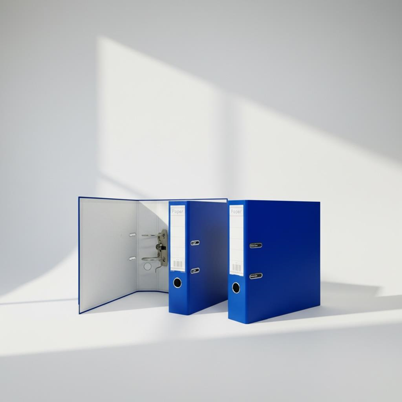 Büro Klasörü Geniş Mavi